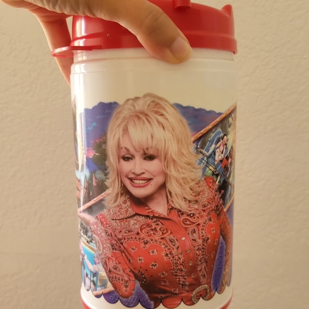 Vintage Dolly Parton "Dollywood" Thermos